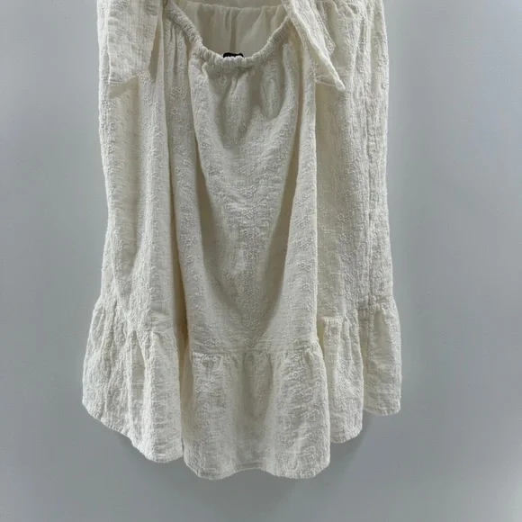 Arizona Jean Co. White Ruffle Mini Dress Size Medium - Picture 8 of 8